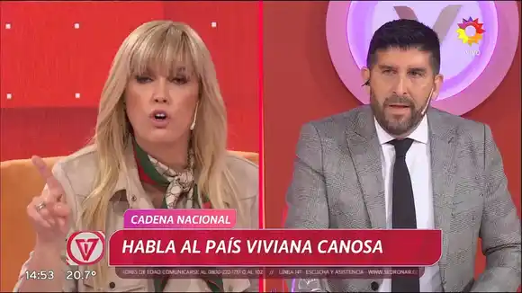 Viviana Canosa desmintió que se haya retractado