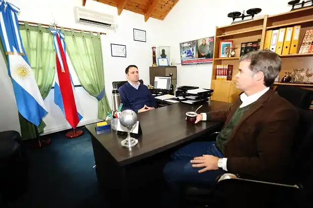 Davico y Piaggio buscan una solución ambiental para Pueblo Belgrano