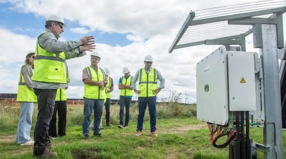 Construyen un importante parque solar en Lincoln