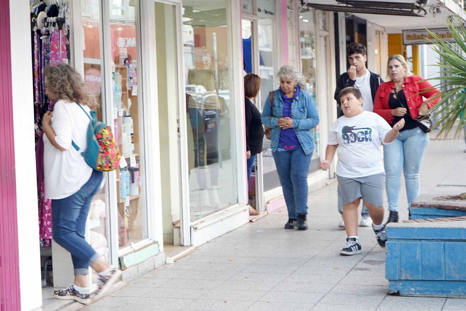 Casi normal. Fue el movimiento comercial en la ciudad
