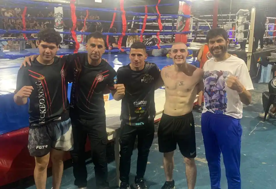 Juan Bordalecou ganó por nocaut en la gala Fusión WAKO PRO de kickboxing