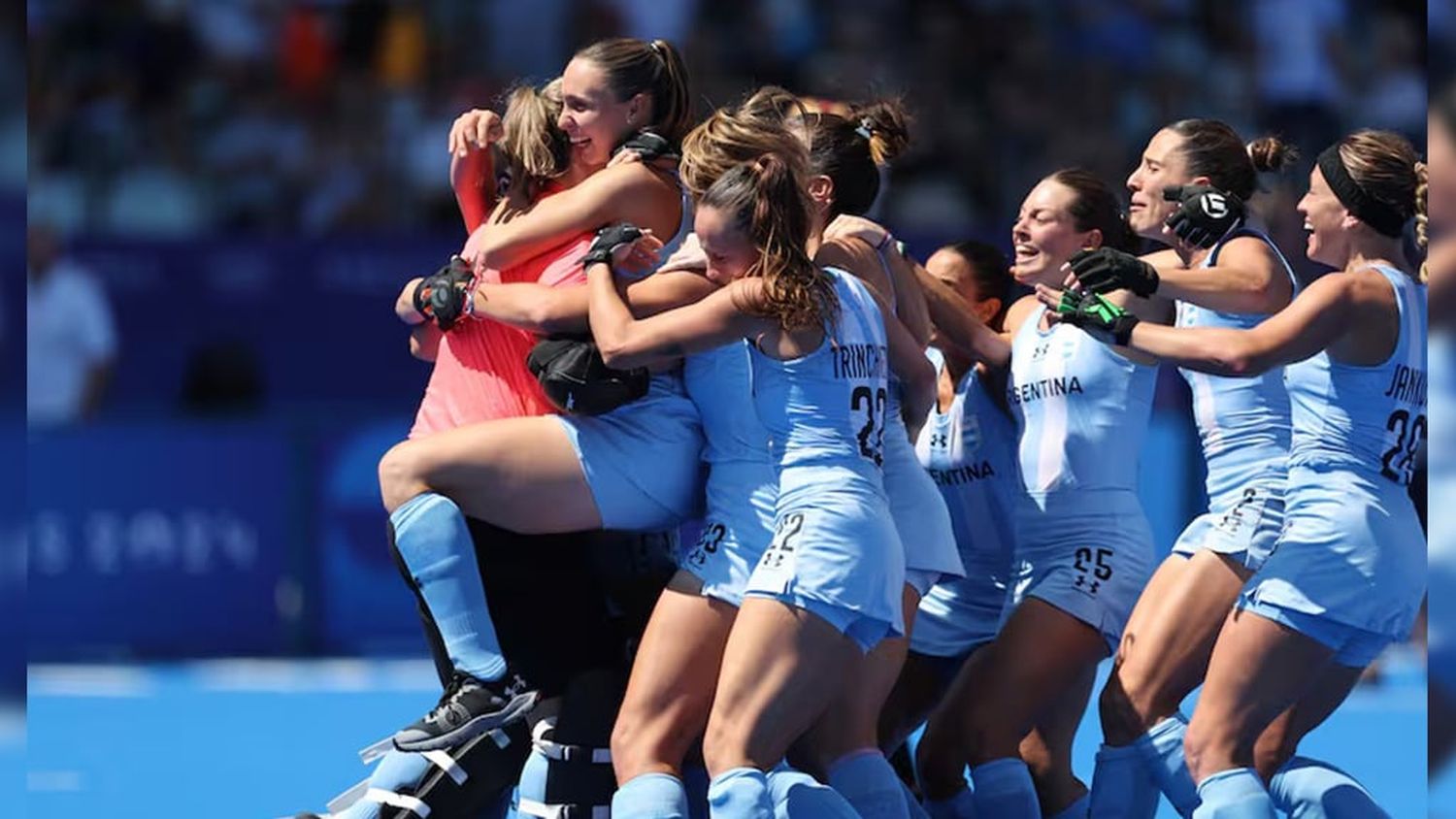 Las Leonas le ganaron a Alemania por penales australianos en los cuartos de final de París 2024 y siguen en carrera por la medalla de oro