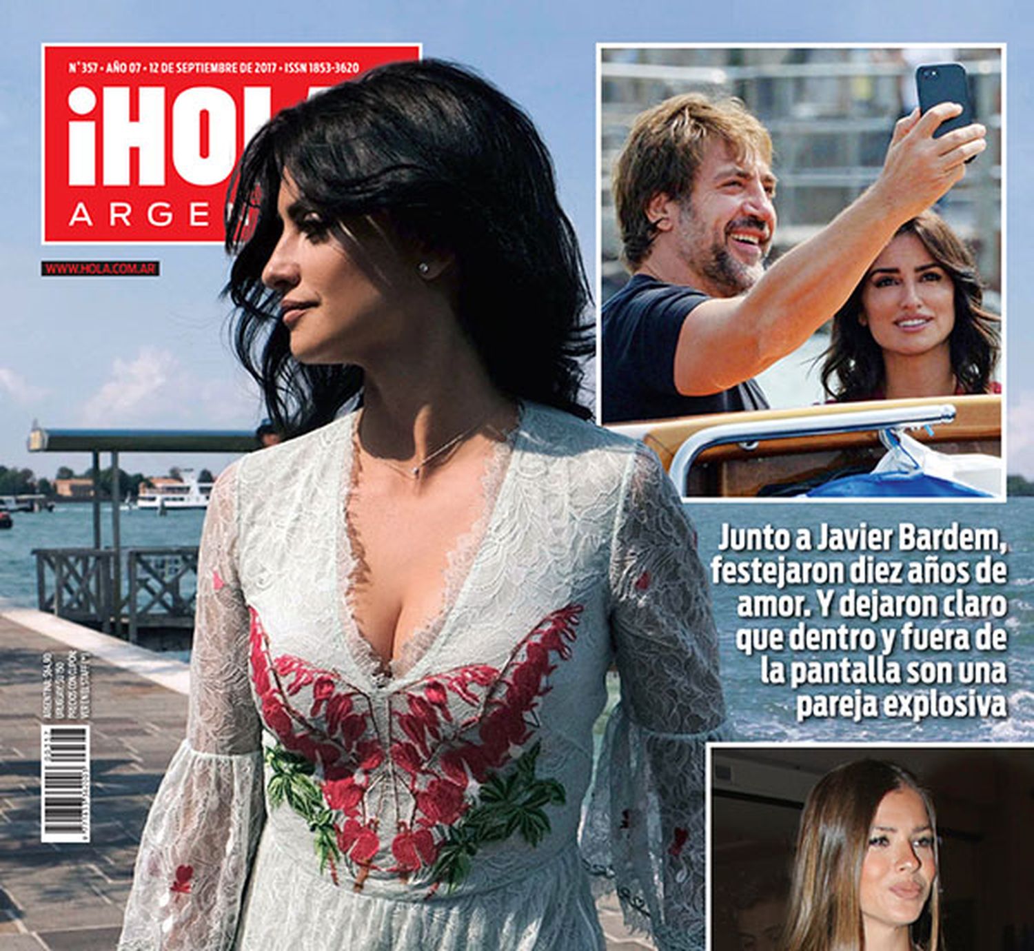 Penélope Cruz festejó 10 años de amor en ¡Hola! Argentina