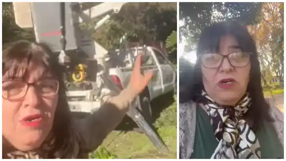 Una concejal de Merlo denunció que el intendente Menéndez usa camiones municipales para cortar pasto en casas de amigos