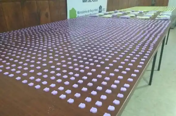 Golpe al narcotráfico: secuestraron 6 mil pastillas de éxtasis y detuvieron a un hombre
