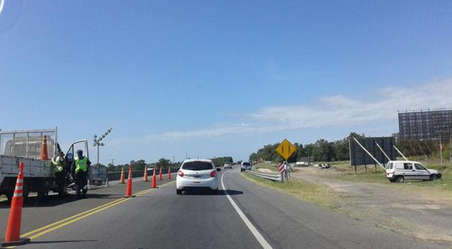 Ruta 2: Se normaliza el tránsito en Puente Guerrero