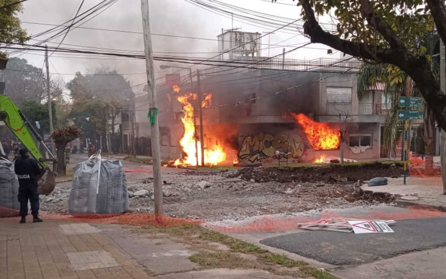 Explosión en Ballester