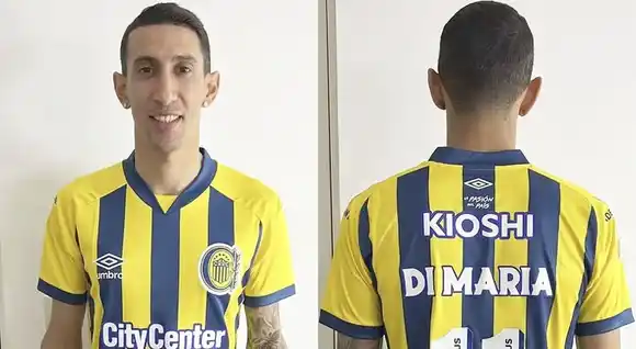 Ángel Di María regresa a Rosario Central y emociona al pueblo canalla