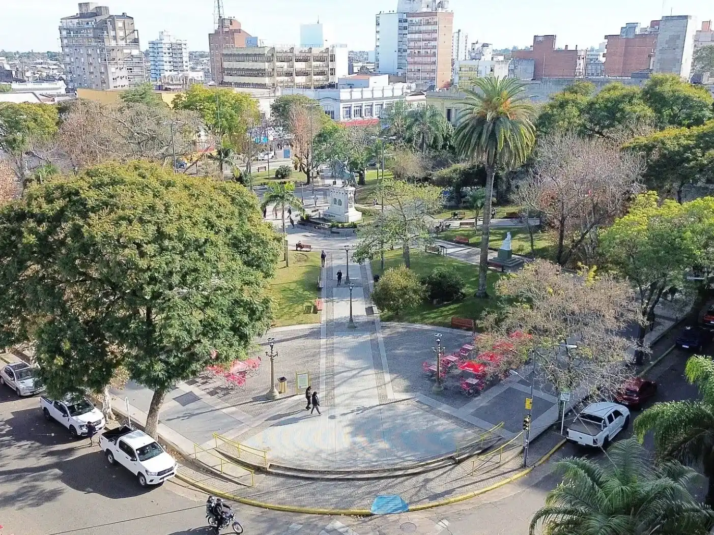 Operativo en la zona céntrica y estacionamiento medido liberado