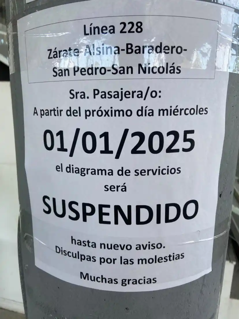 metropol sin servicio carteles