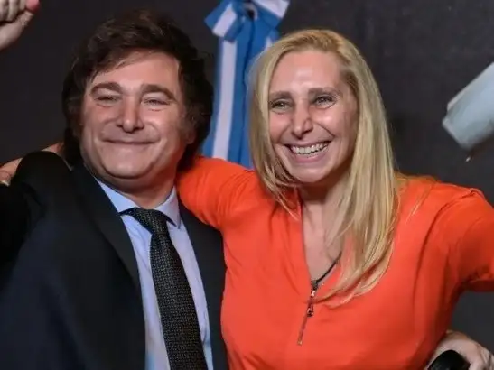Javier y Karina Milei.