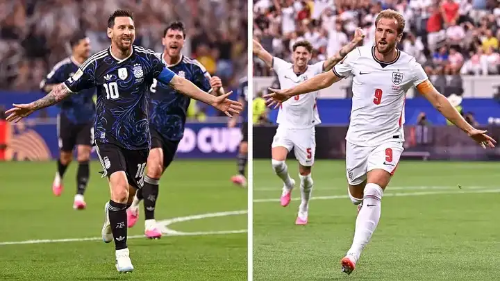 Messi y Kane, frente a frente.