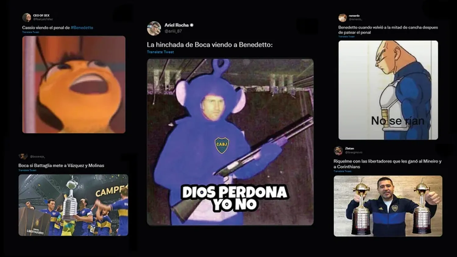 Los mejores memes de la eliminación de Boca con Benedetto en el centro de las burlas