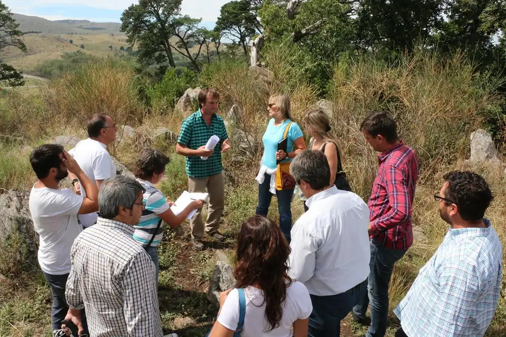 Con una recorrida explicaron la  intervención realizada en el Parque Independencia