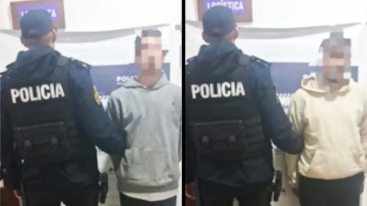Los individuos fueron derivados a la comisaría por alterar el orden público.