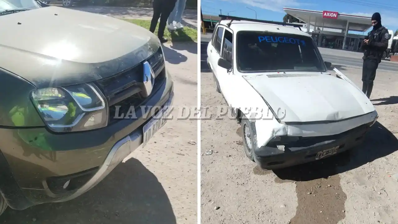 Tres vehículos protagonizaron un choque en la intersección de Ruta 3 y avenida San Martín