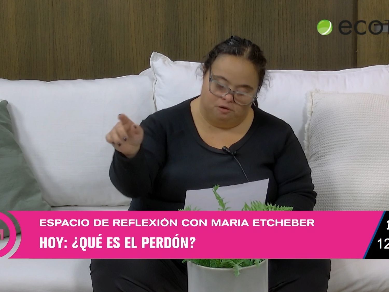 María Etcheber y el perdón en esta Semana Santa