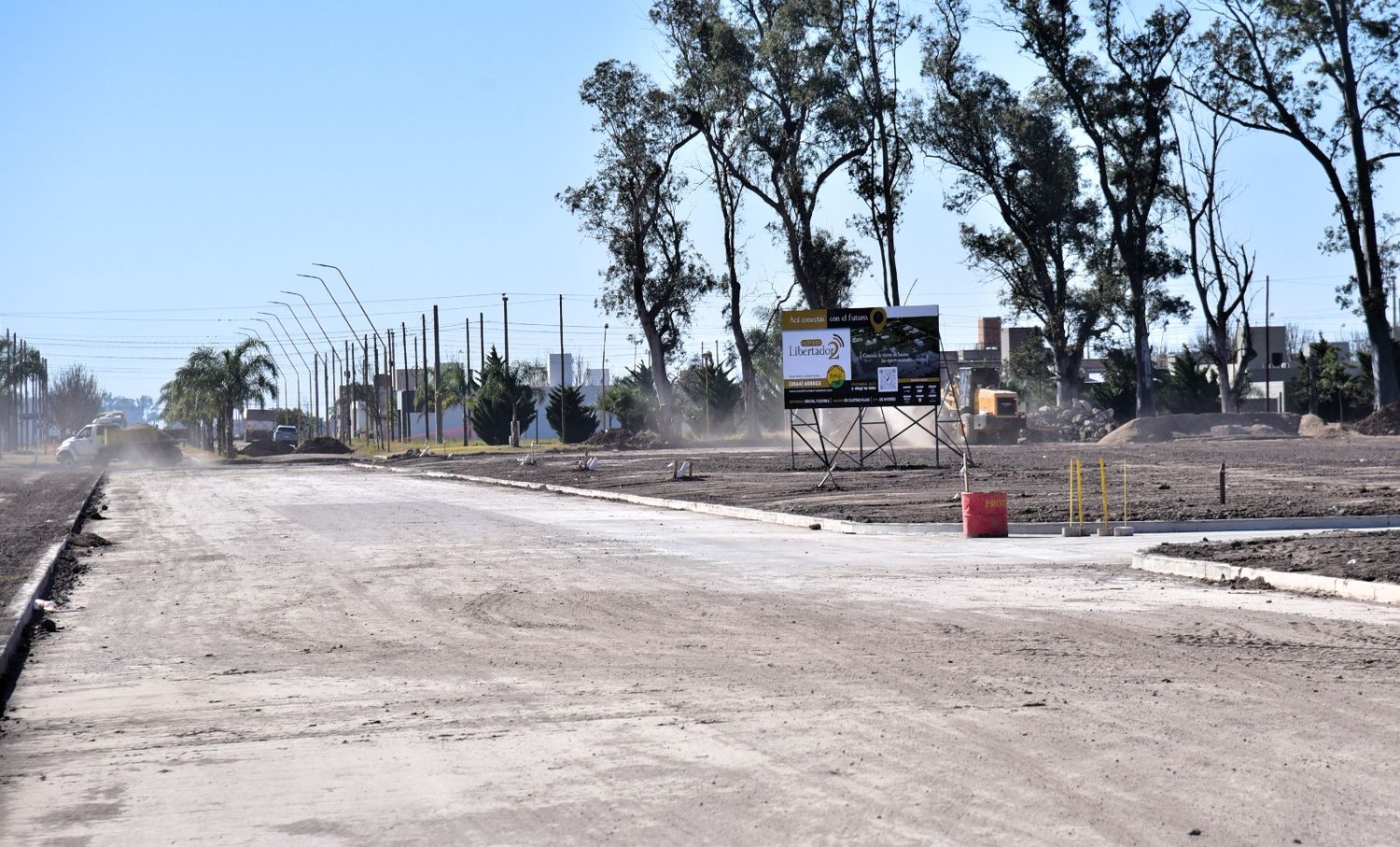 Está finalizando la apertura de bulevar Buenos Aires en el sector norte de la ciudad.