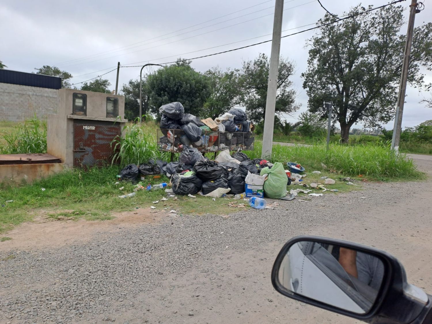 Basura cumulada en El Escorial