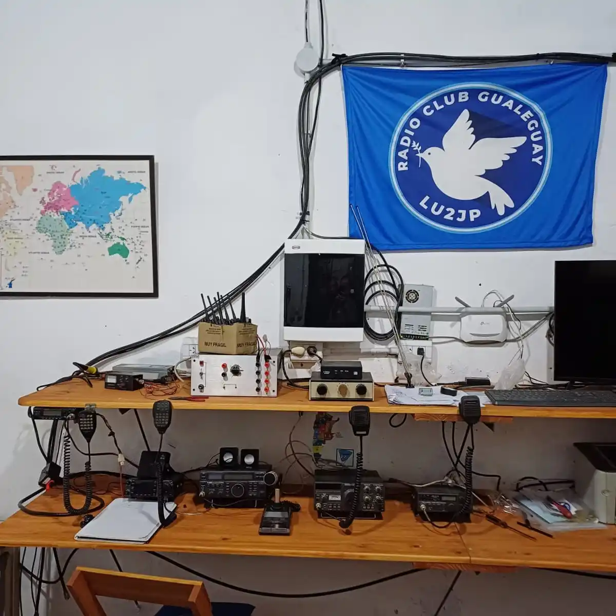 El Radio Club Gualeguay lanza sus cursos 2025 con premios, nuevos equipos y proyectos en marcha