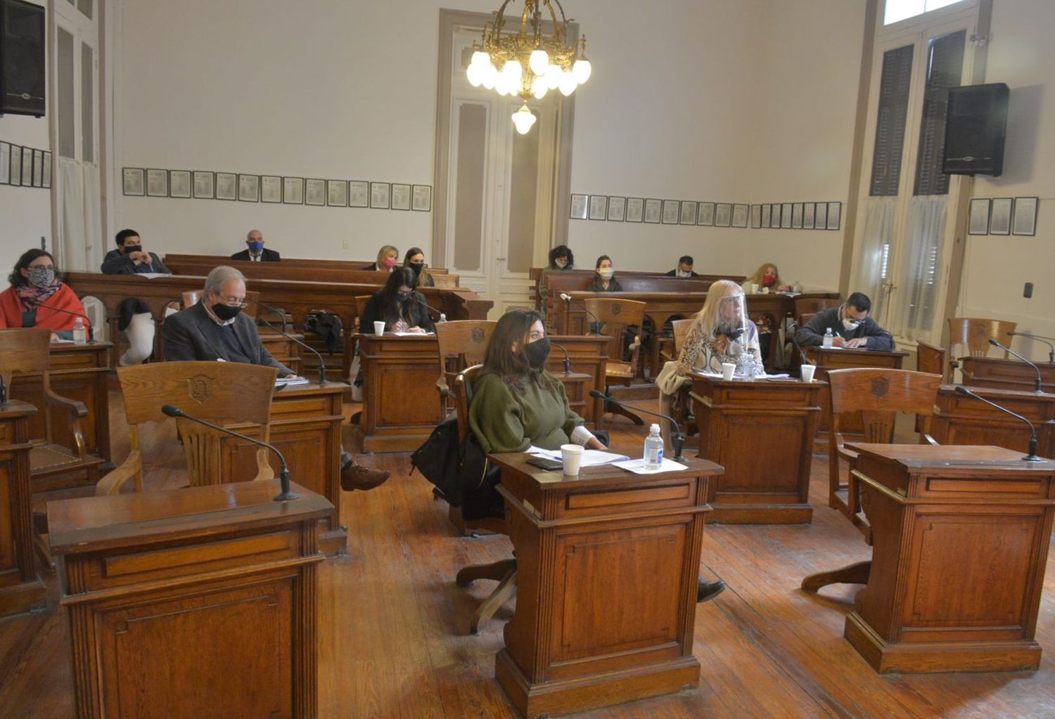 El Concejo volvió a sesionar y hubo cruces por los cambios en la Policía Departamental