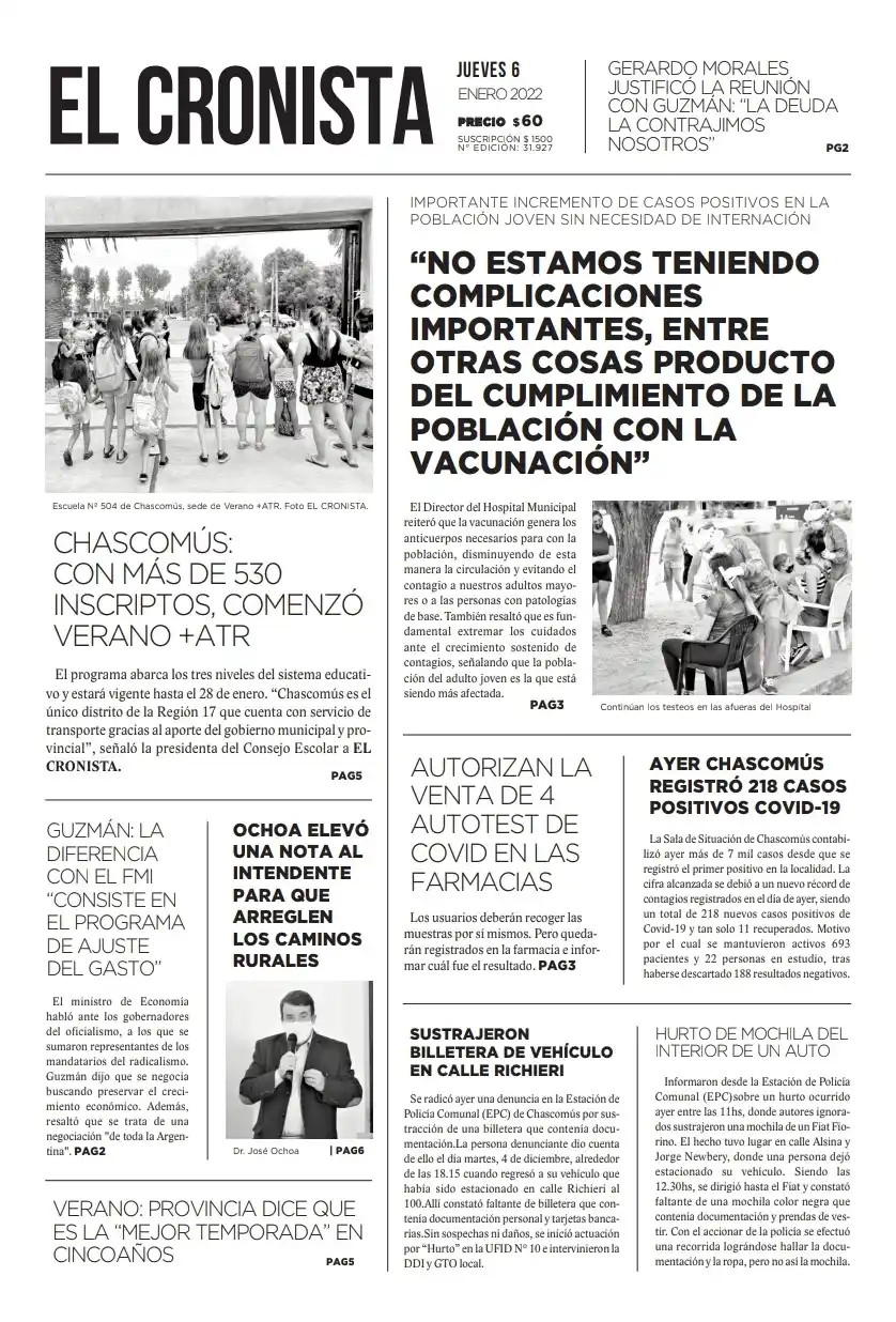 Tapa 6 enero 2022