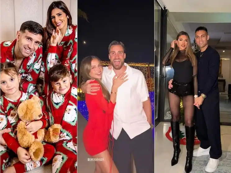 Los festejos de los jugadores de la Selección Argentina.