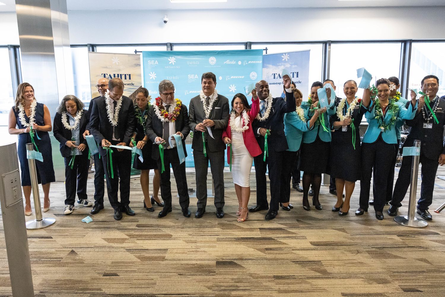 Air Tahiti Nui inaugurated its flights to Seattle