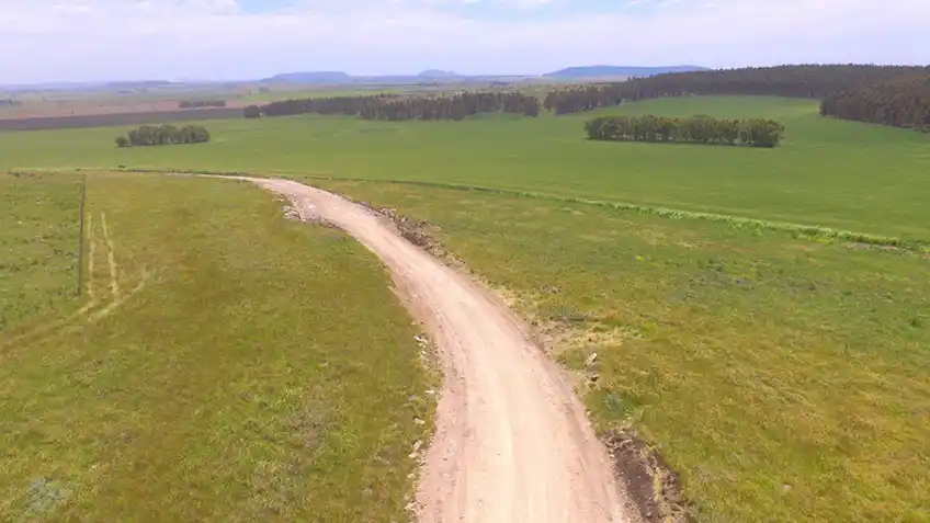 Avanzan mejoras en caminos de Los Pinos