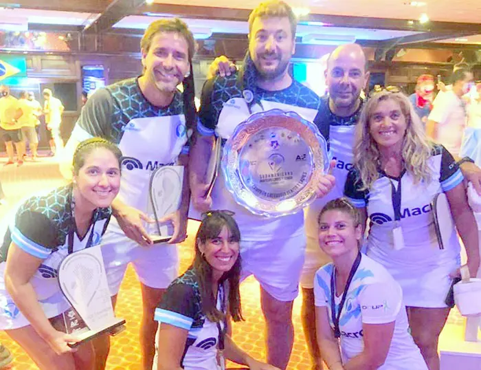 Dos duplas subcampeonas en Sudamericano de padel