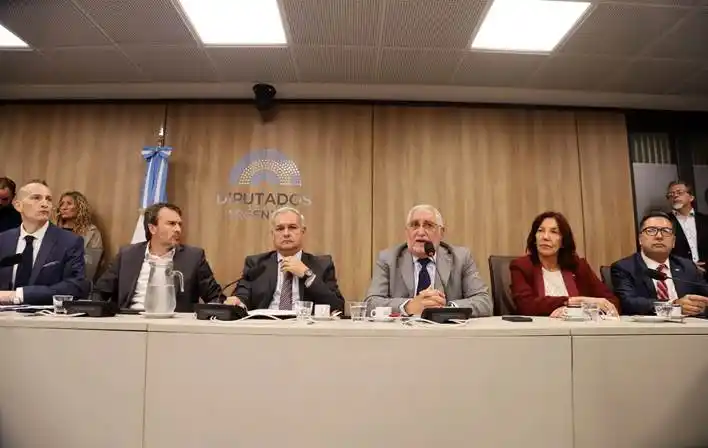 Directivos de CAME junto a diputados