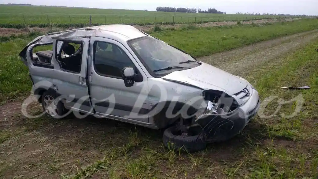 Vuelco en la ruta 88