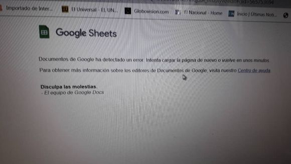 Reportaron caída mundial de Google, Gmail, Docs y Youtube que ya fue solventada