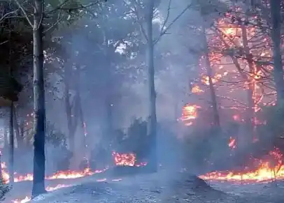 «Salimos con lo puesto. Caían bolas de fuego y no pudimos apagarlo”
