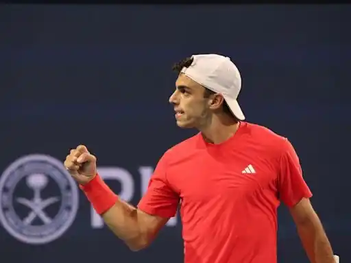 Cerúndolo se medirá en cuartos con el búlgaro Grigor Dimitrov . Foto: @Gentileza Dino García