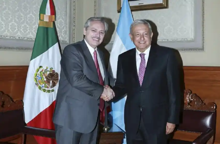 México: Alberto Fernández ya está reunido con López Obrador, con agenda abierta