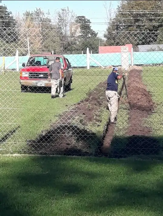Santamarina inició obras en su predio