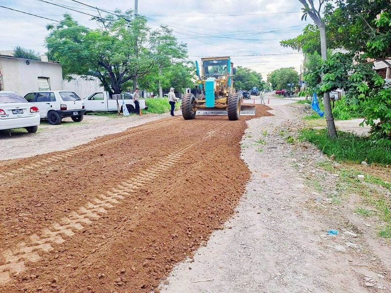Barrio San Pedro: la comuna
realizó tareas integrales