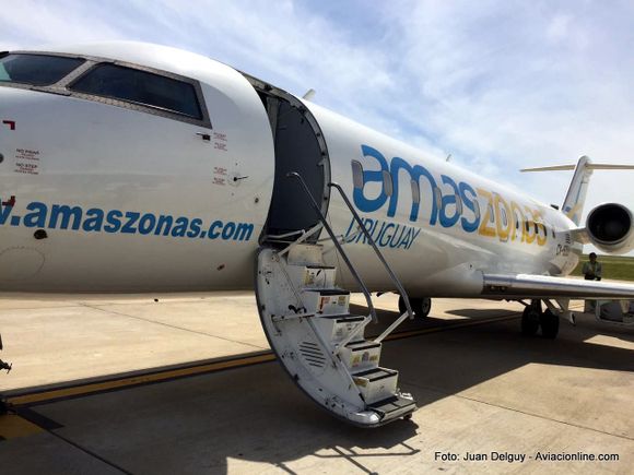 Amaszonas Uruguay inaugura hoy sus vuelos regulares a Córdoba