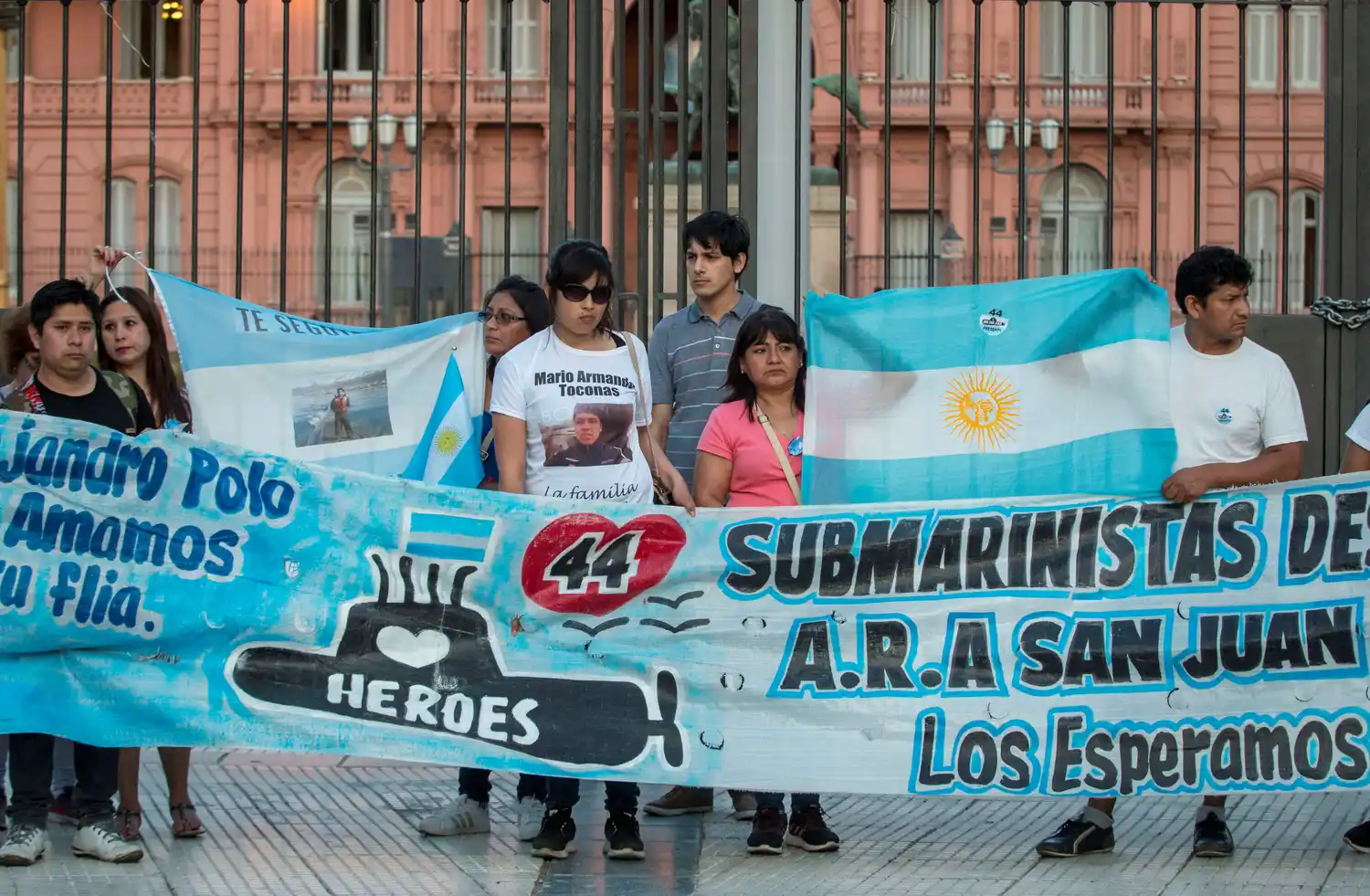 Familiares de víctimas del ARA San Juan