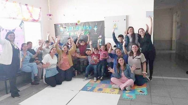 Hospital Distrital N.º 8: reactivaron el taller 
Explorando universos en el servicio de salud mental