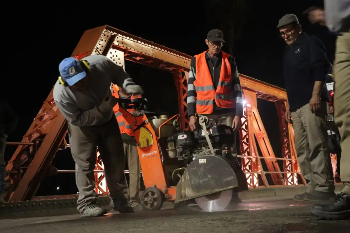 Cambio de juntas en el puente Méndez Casariego: esta noche habrá cortes parciales