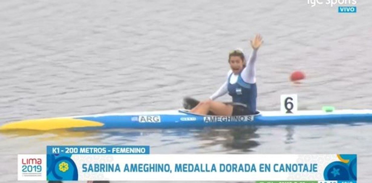 Canotaje: Sabrina Ameghino, campeona panamericana