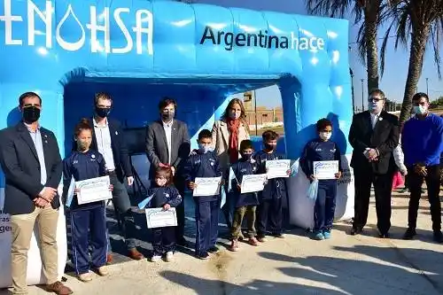 Niños concordienses celebraron el Día de la Patria comprometiéndose a cuidar el agua y el ambiente
