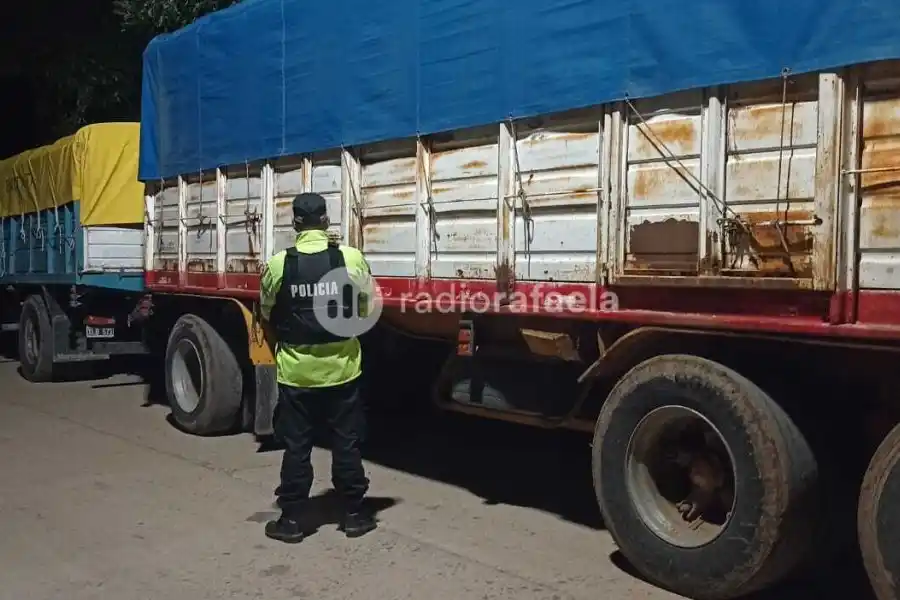 Josefina: Policía de Seguridad Vial retuvo a camionero que transitaba con licencia de conducir y técnica vencidas