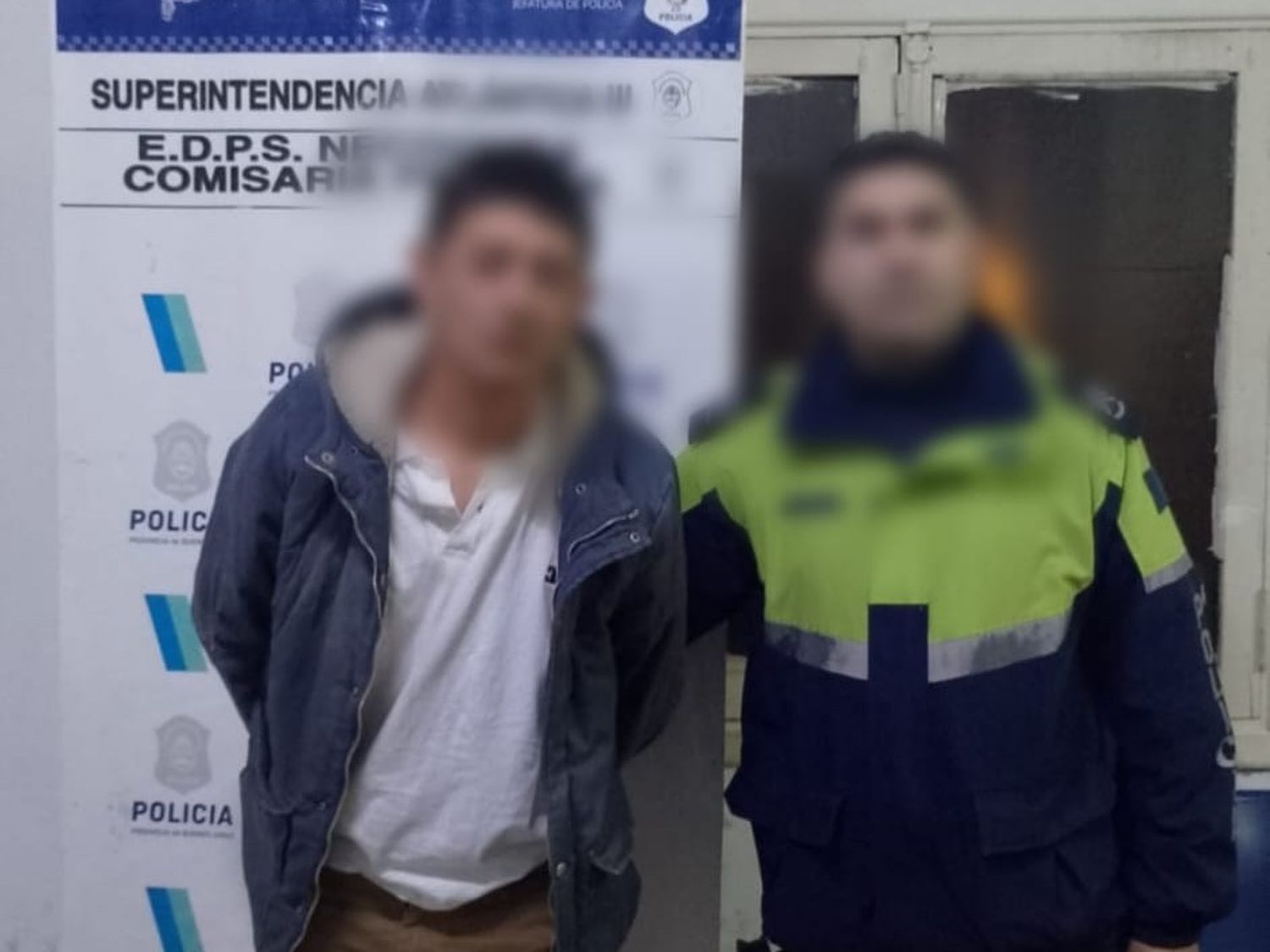 Uno de los aprehendidos