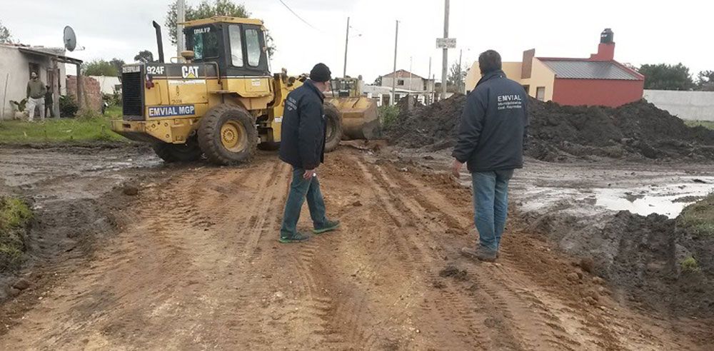 El Municipio presentó un plan de obras para las calles de barrios del sur