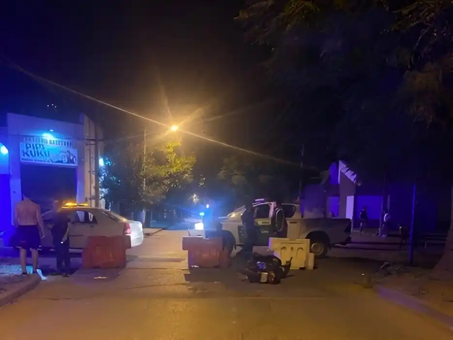 La calle estuvo cortada para las pericias de rigor.