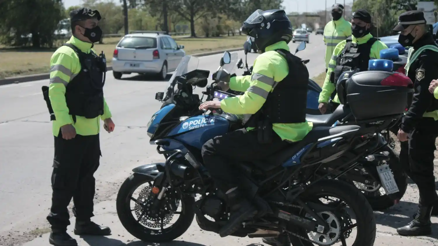 La APSV realizó un megaoperativo en el ingreso a la ciudad de Santa Fe