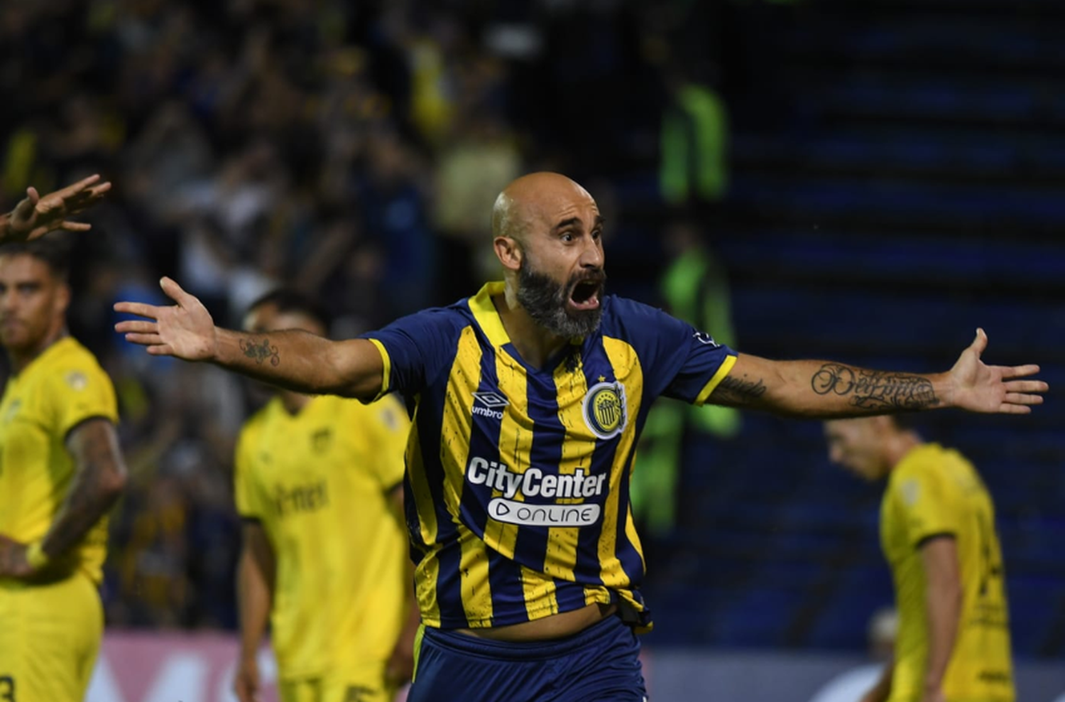 Fiesta copada: Central venció 1-0 a Peñarol en su debut como local en la Libertadores